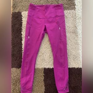 Pink Lululemon Leggings